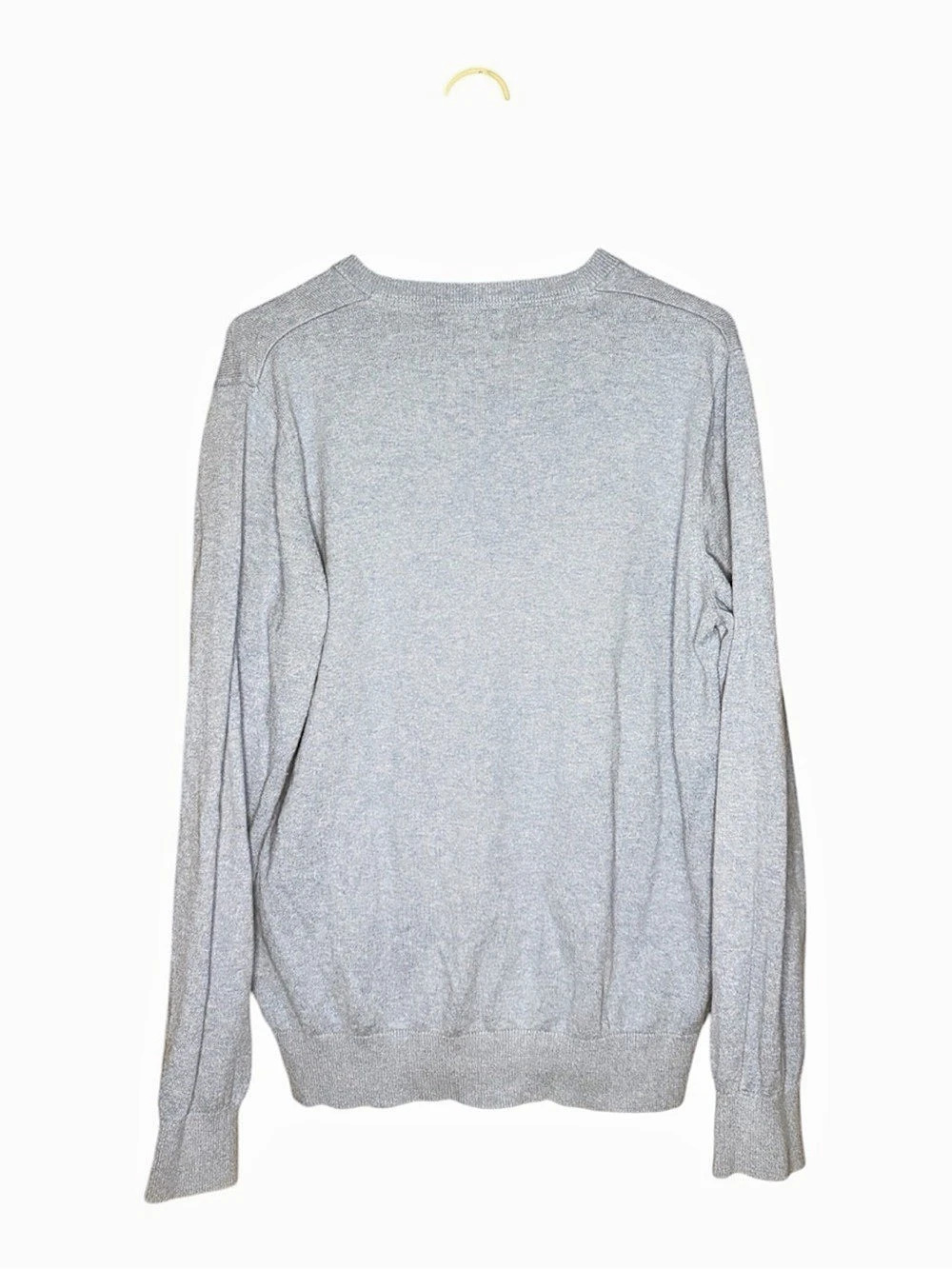 L.L.Bean Men's V-Neck Pullover Sweater Light Blue Size M - Picture 2 of 3